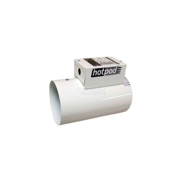 Tpi Hotpod 6" Diameter Inlet Duct Mounted Heater Hardwired HP6-1000120-2T 1000/500W 120V HP610001202T - main